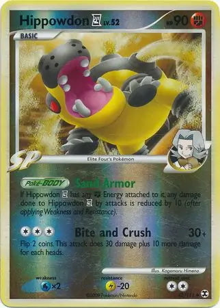Rising Rivals Hippowdon 4 #42/111 reverse holo